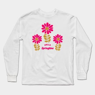 Hello Springtime Long Sleeve T-Shirt